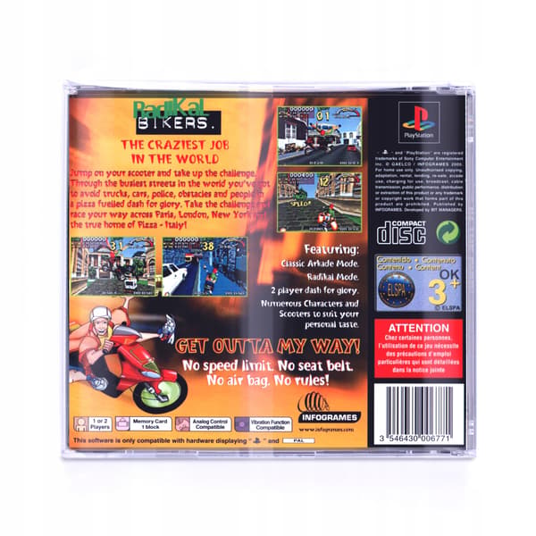 Radikal Bikers | PS1/PSX | ENG