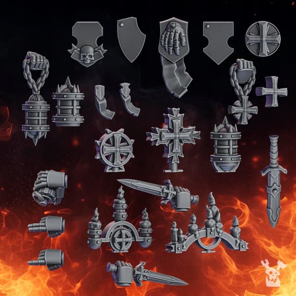 Pactum Aeternum Crusader Decor Set x22 DakkaDakkaS