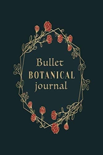 Botanica Bullet Journal Notebook: Mixed Blank Web Dot Grid Paper Diary, Medium