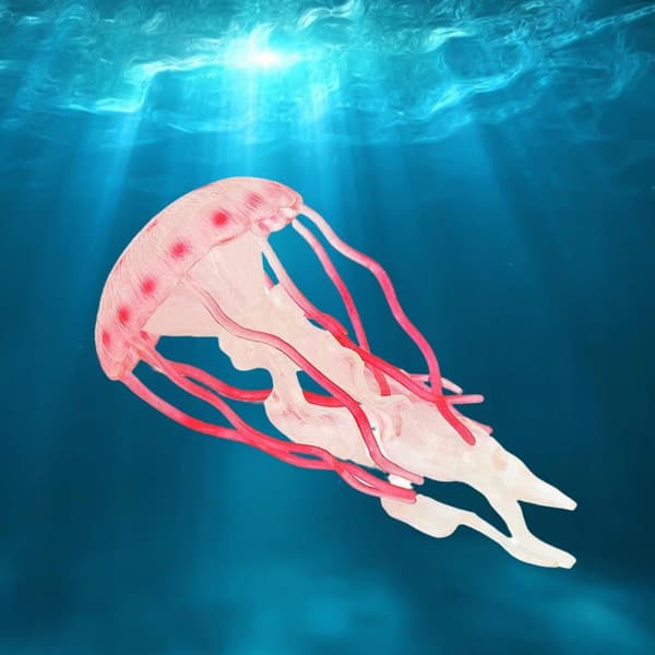 Ocean Creatures Vivid Jellyfish Model Educational toys Blush brushes