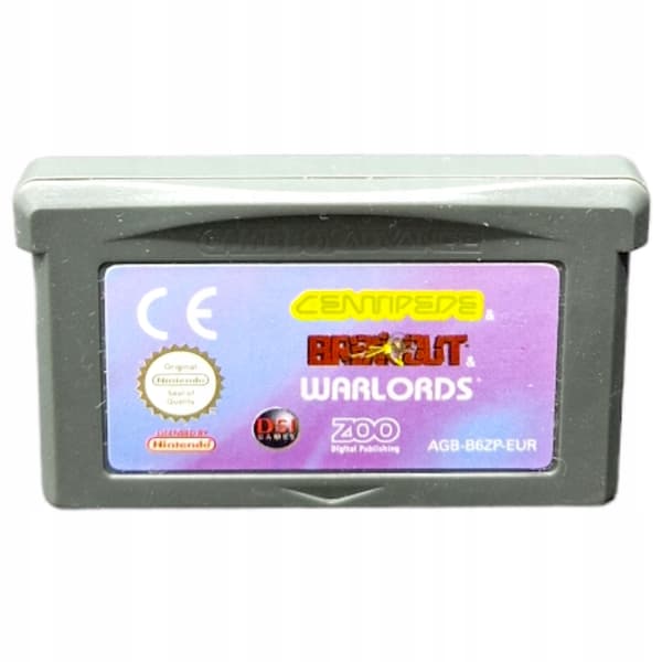 Centipede / Breakout / Warlords for Game Boy Advance