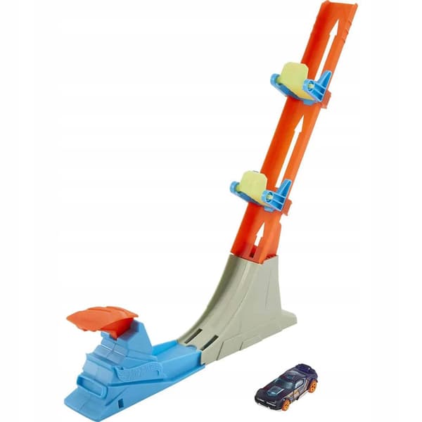 HOT WHEELS VERTICAL RALLY CHALLENGE SET + HDR82 CAR