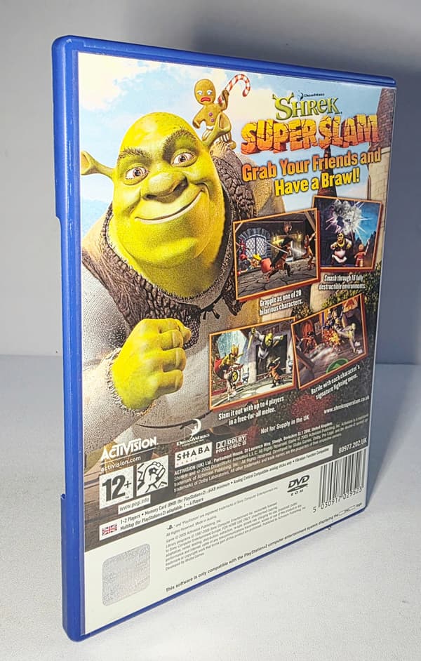 SHREK SUPERSLAM PS2 3XA DB DISC