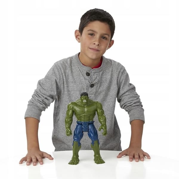 HULK action figure with sound effects – INTERACTIVE HASBRO model: B1382, TITAN HERO series