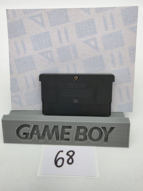 GAME BOY ADVANCE ECKS VS SEVER ORIGINAL CARDBOARD BOX