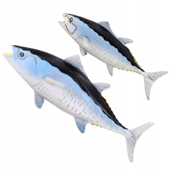 2 DECORATIVE SEA FISH MODELS MADE FROM SAFE MATERIAL