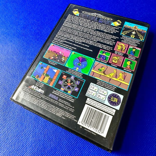 Virtual Bart | SEGA MEGA DRIVE | SET OF 3xA