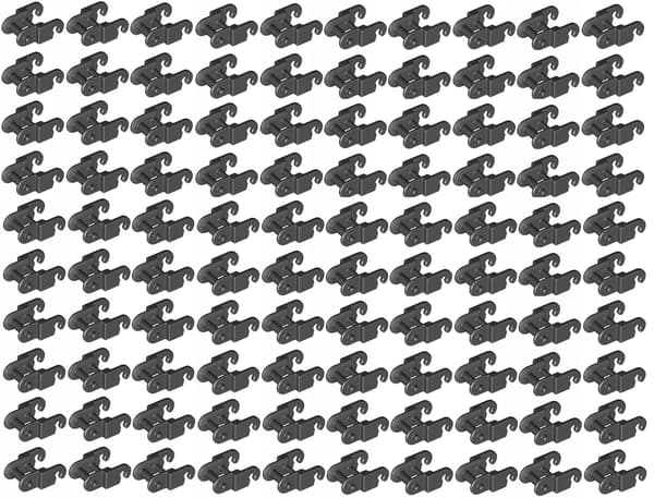 Lego 3711 Technic Track Link, Black, 100 pcs N