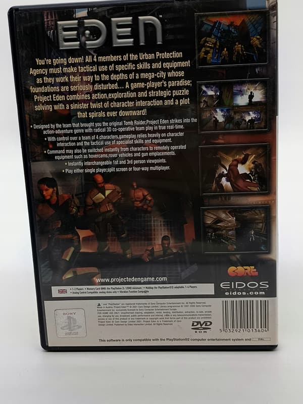 PROJECT EDEN for Sony PlayStation 2 (PS2)