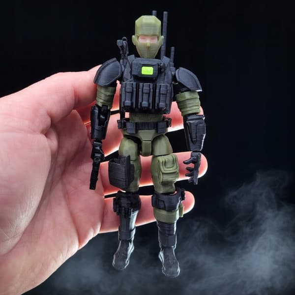 3D figurine – Tactical soldier with Dummy13 kit