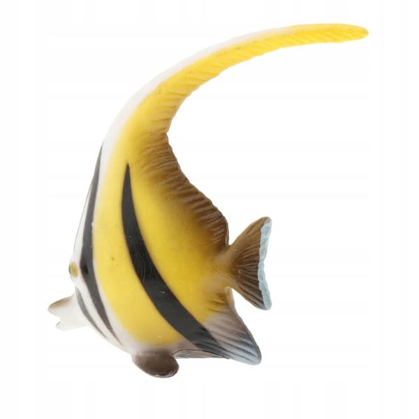 Simulation Animals Model Figure Educational Toys Angel Fish, White