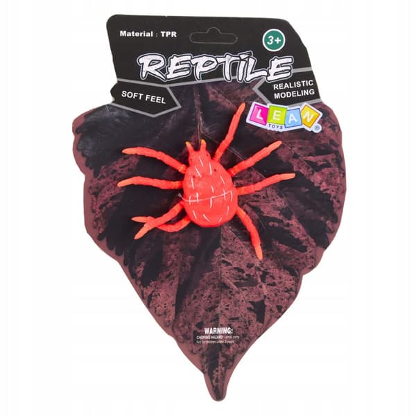 Red Spider – Stretchable, Realistic Rubber Figurine – 12 cm