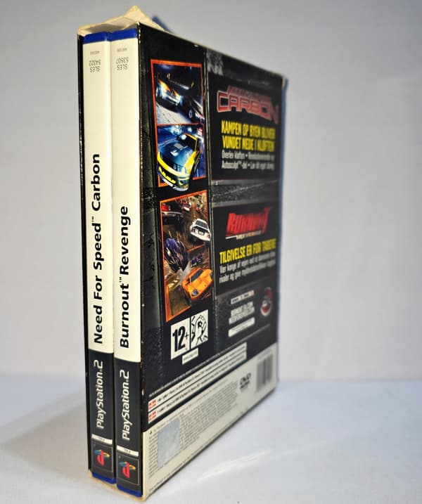 NFS CARBON AND BURNOUT RACING BUNDLE for PlayStation 2 (PS2)