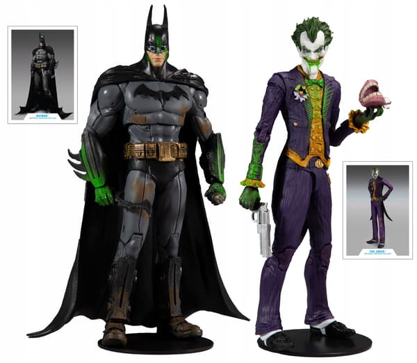 Batman vs Joker Arkham DC Multiverse Figurine Set