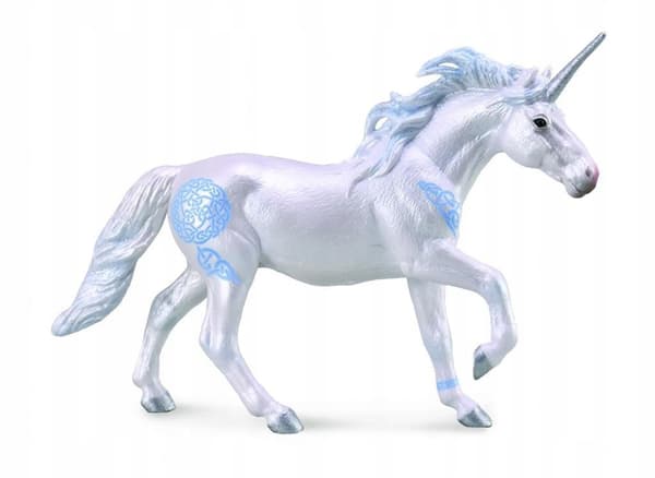 BLUE STALLION UNICORN [FIGURINE]