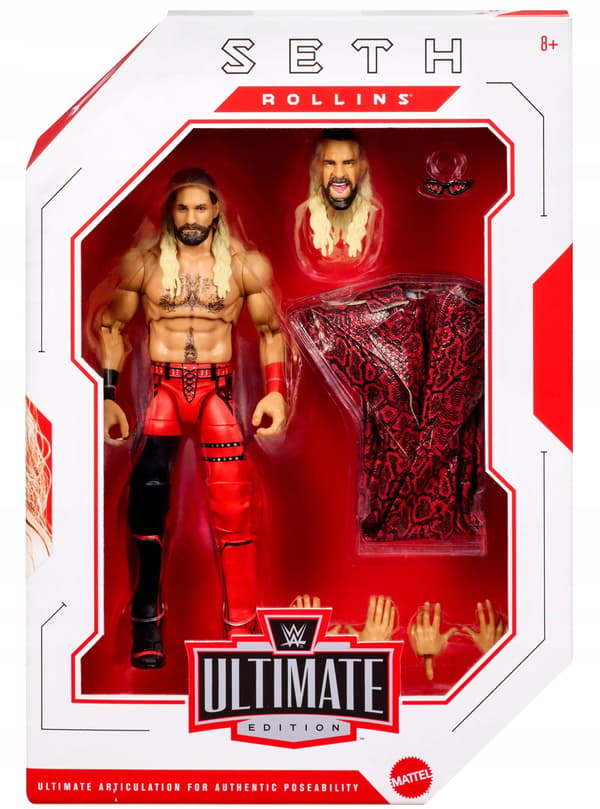 MATTEL WWE Ultimate Seth Rollins Figure