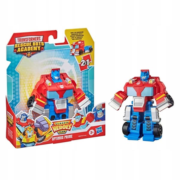 TRANSFORMERS RESCUE BOTS ACADEMY OPTIMUS PRIME CAR FIGURE BY HASBRO