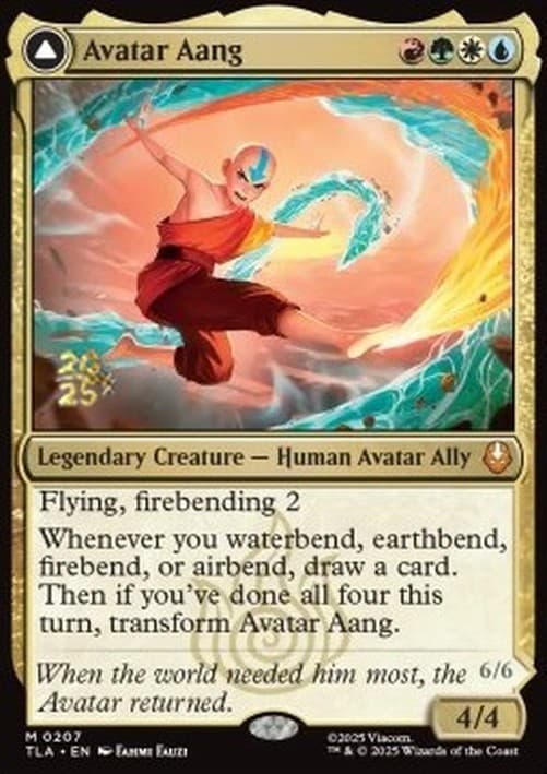 Magic: The Gathering Avatar Aang // Aang, Master of Elements
