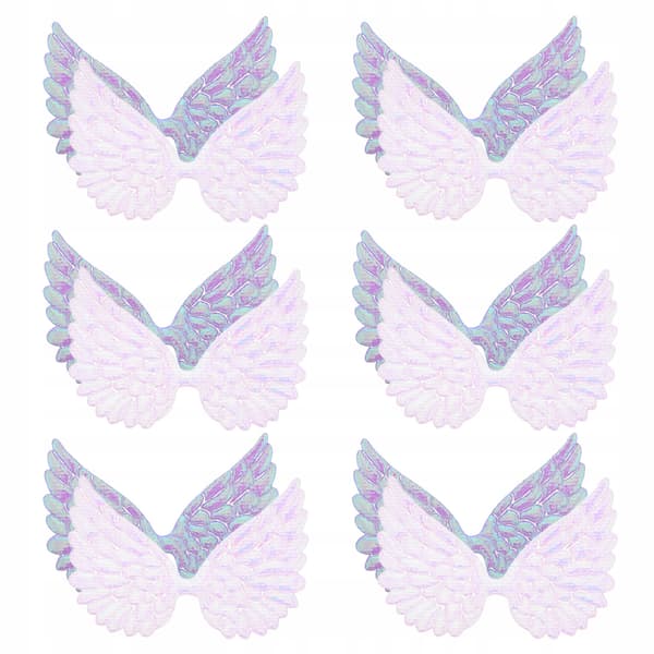 20 mini plastic wings for decoration