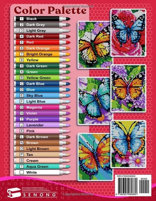 Butterflies Colouring Book