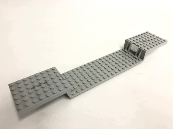 Lego 2972a Train Chassis Base 6 x 34 Light Grey 1 pc