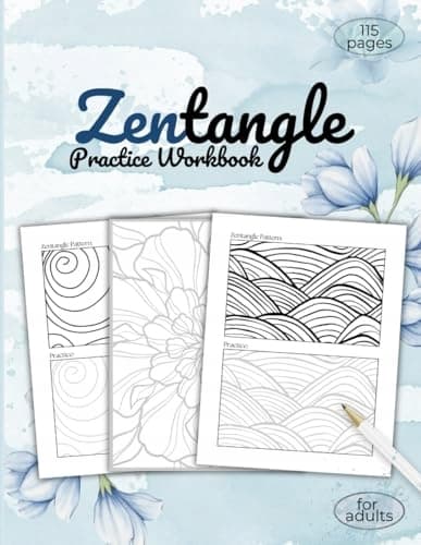 Publishing, Ravisio Zentangle Patterns for Practice, Mindful Drawing and Tr