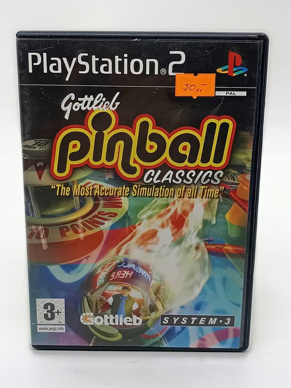 PS2 GOTTLIEB PINBALL CLASSICS PlayStation 2 (PS2) – boxed
