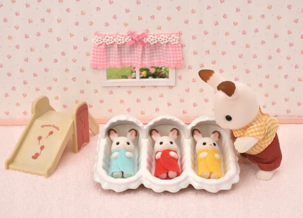 Sylvanian Families Rabbit Triplets 5532