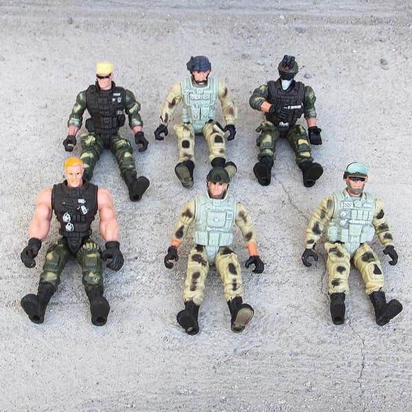 6 x 10 cm American Soldier Toy