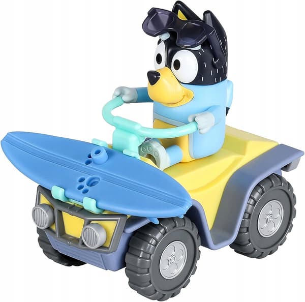 Moose Toys Bluey Beach Quad With Bandit Set