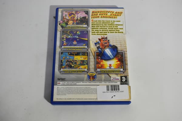 PS2 GAME: CRASH NITRO KART *HEAVILY SCRATCHED*