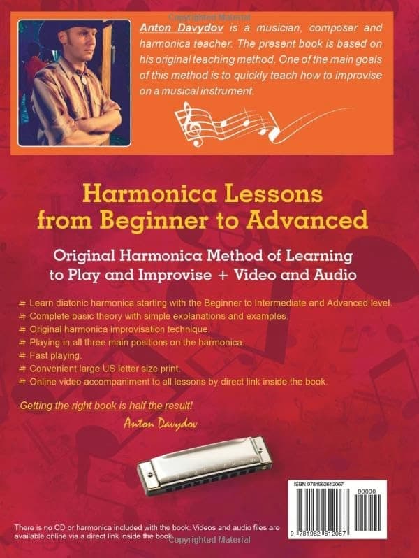 Davydov, Anton: Harmonica Lessons from Beginner to Advanced: Original Harmon