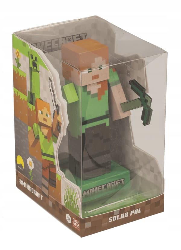 Minecraft ALEX OOTB 9885 Solar-Powered Figurine
