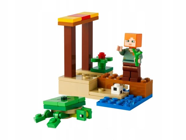 LEGO Minecraft Polybag Set – Turtle Beach ALEX 30432