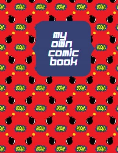 My Own Comic Book: Blank Comic Strip Notebook, 8.5 x 11 inches, 50 pages