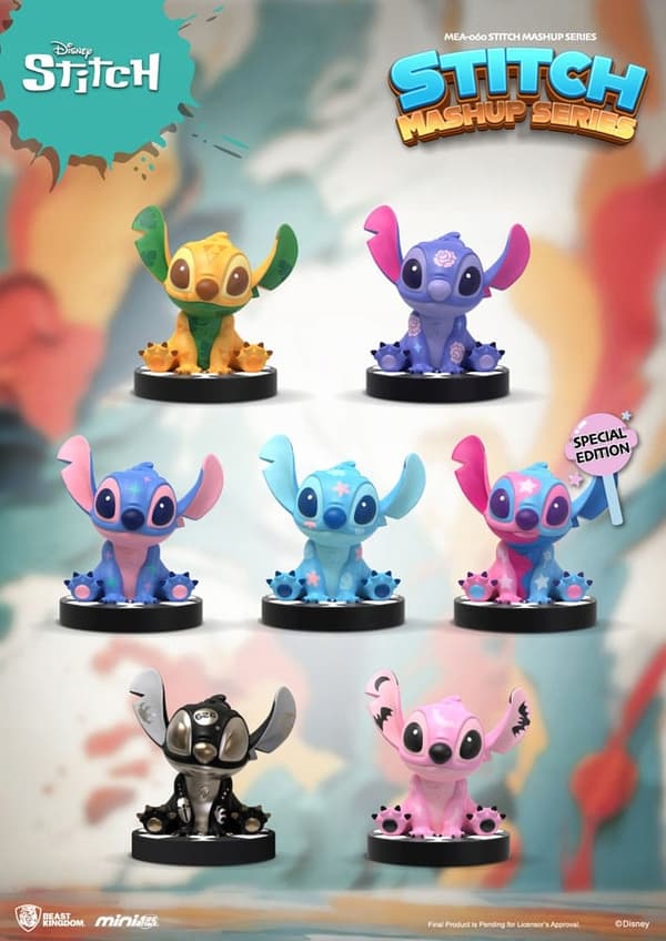 Beast Kingdom Mini Egg Attack Stitch figurine, 10 cm