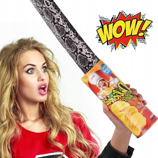 Innovative crisps can tell funny jokes, make jokes, jump around, 0J