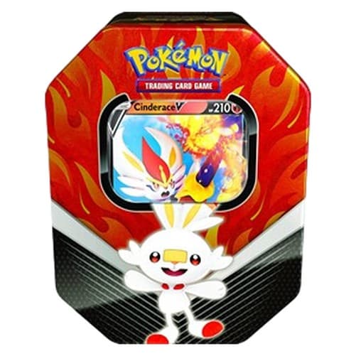 Pokemon Galar Partners Tin: Cinderace V Tin German