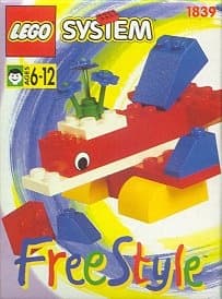 New LEGO System 1839 Freestyle Fish MISB 1995 (corrugated box)