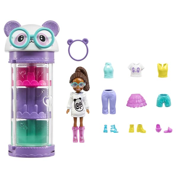 POLLY POCKET CAROUSEL STYLE SPINNER FIGURINE SET HKW04/05