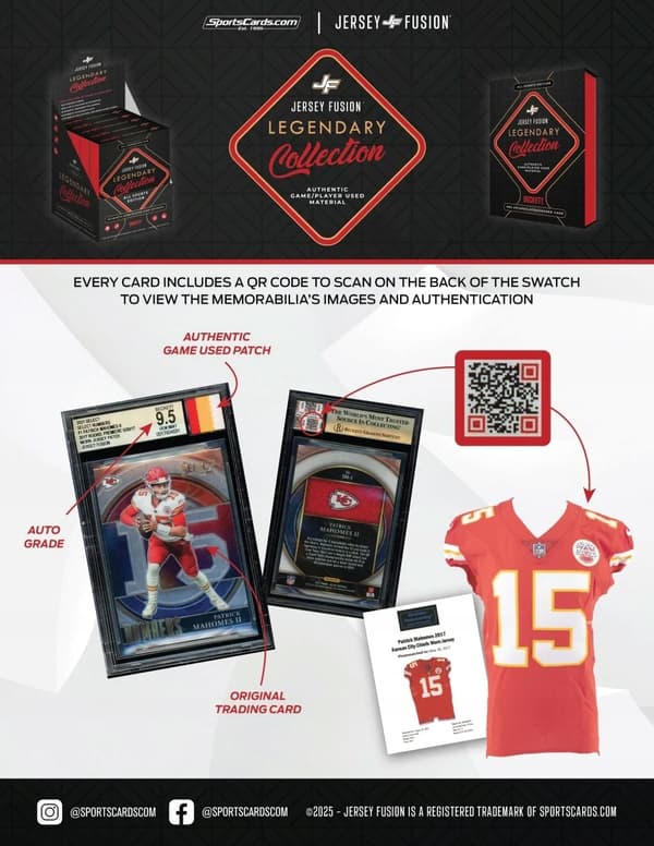 Jersey Fusion – Legend Collection Display Pack