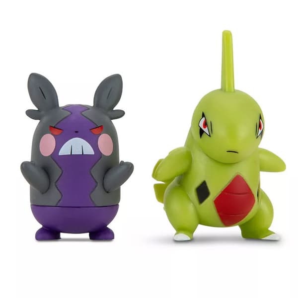 Pokémon Figure Set 38177: Larvitar + Morpeko