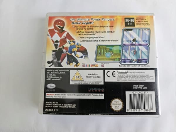 POWER RANGERS SAMURAI DS NINTENDO DS