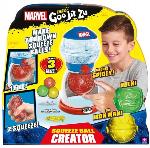 38132/5705 GOO JIT SQUEEZE BALL CREATIVE SET Marvel squishy balls