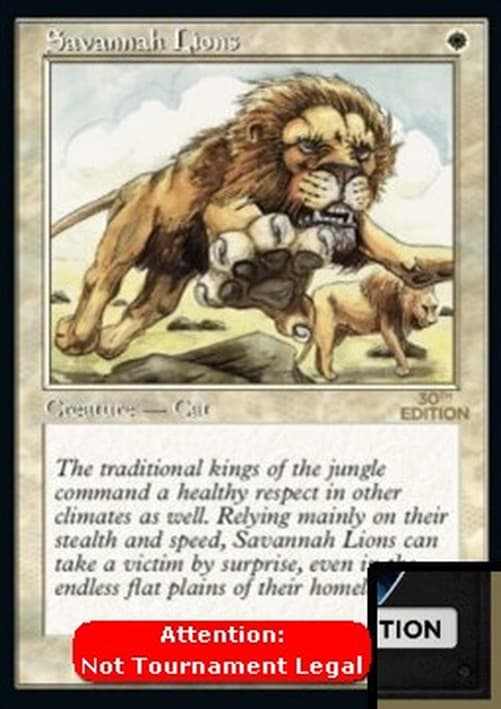 Magic: The Gathering Savannah Lions