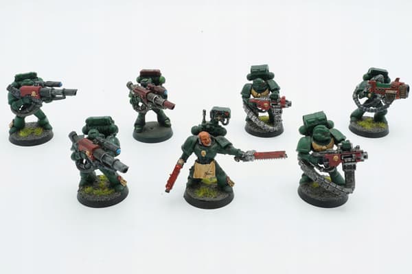 Warhammer 40k Space Marines Devastator Squad – set of 6 plastic miniatures