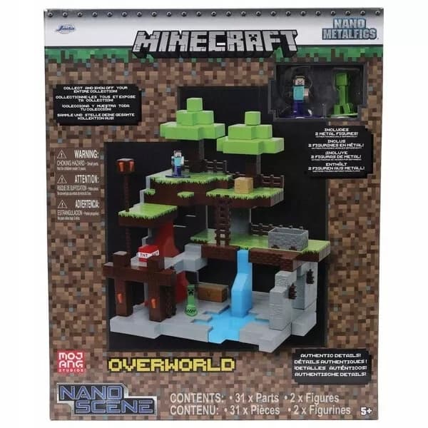 Minecraft Nano Metalfigs Overworld Set 32852