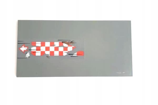 033e4. LEGO smooth tile 48288, 1 piece, grey