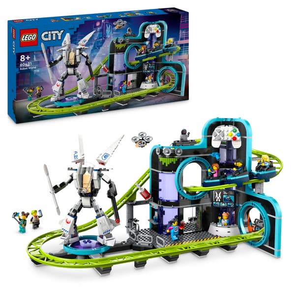 LEGO 60421 CITY – ROBOT WORLD WITH A ROLLERCOASTER
