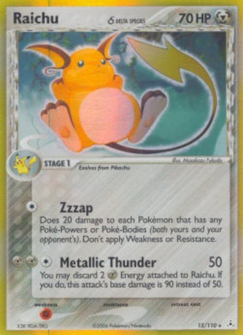 Pokemon Raichu δ Delta Species